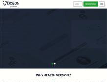 Tablet Screenshot of healthversion.com
